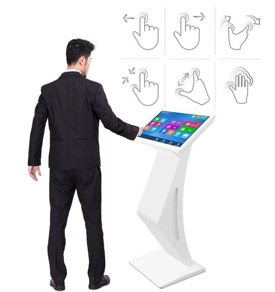 Kiosk tương tác siêu dễ dàng touch mượt mà 