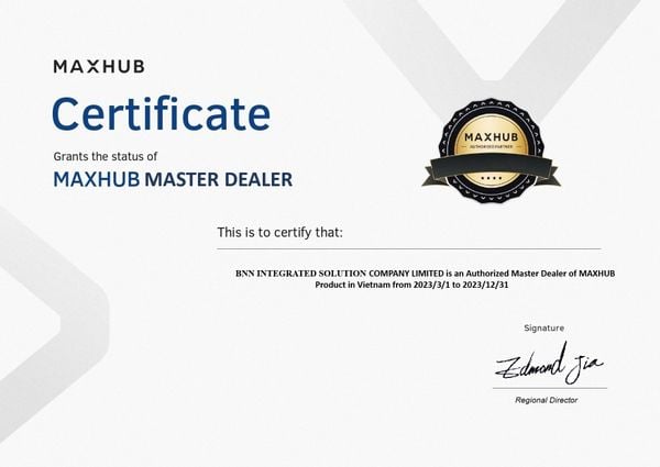 C6530 được maxhub công nhận 
