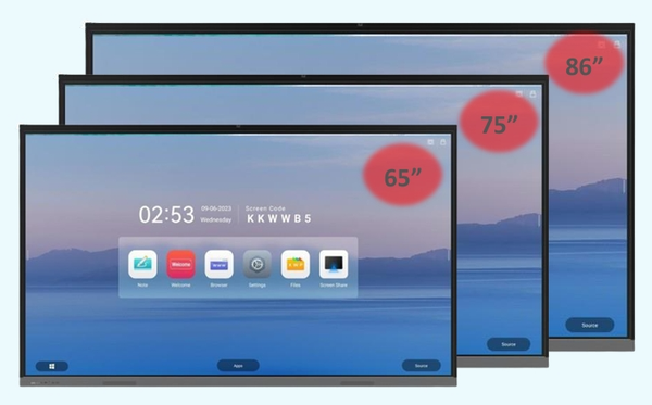 IWB6536-VS Với đa dạng kích thước